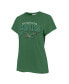 Фото #2 товара Women's Kelly Green Distressed Philadelphia Eagles Gridiron Classics Treasure Frankie T-shirt