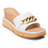 Matisse Nolan Wedge Womens White Casual Sandals NOLAN-100