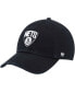 ფოტო #1 პროდუქტის Men's Black Brooklyn Nets Team Clean Up Adjustable Hat