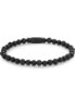 Rebel & Rose Bracelet Black Rocks RR-60088-B-M Unisex