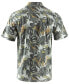 ფოტო #2 პროდუქტის Men's Salt Life Lounging Short-Sleeve Button-Up Patterned Shirt