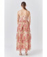 Women's Floral Embroidered Maxi Dress