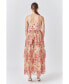 ფოტო #3 პროდუქტის Women's Floral Embroidered Maxi Dress