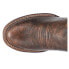Фото #4 товара Dan Post Boots Clyde Smooth Ostrich Round Toe Cowboy Mens Brown Casual Boots DP