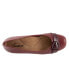 Фото #8 товара Trotters Sylvia T2166-601 Womens Red Leather Slip On Ballet Flats Shoes