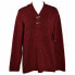 Karen Scott Women's Cotton Henley Sweater Marled Red Amore XXL