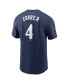 Фото #2 товара Nike Men's Carlos Correa Navy Minnesota Twins 2024 City Connect Fuse Name Number T-Shirt