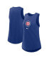 Women's Royal Chicago Cubs Legacy Icon High Neck Fashion Tank Top