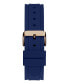 Фото #3 товара Часы Guess Men's Silicone Blue 44mm