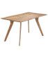 Dining Table 55.1"x31.5"x29.9" Solid Acacia Wood