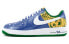Фото #1 товара Кроссовки Nike Air Force 1 Low Ronaldinho сине-бело-желтые 313983-411