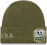 Фото #3 товара New Era Los Angeles Rams Beanie On Field 2019 Salute to Service Knit