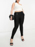Фото #1 товара ASOS DESIGN Curve military button peg trouser in black