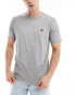 Abercrombie & Fitch 5 pack icon logo t-shirt in black/navy/grey/cream/white