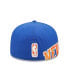 Фото #5 товара Men's Blue New York Knicks Side Split 59FIFTY Fitted Hat