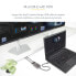 Фото #4 товара StarTech.com USB-C to Dual Displayport 1.4 Adapter - USB Type-C Multi-Monitor MST Hub - Dual 5K 60Hz DP Laptop Display Extender / Splitter - HDR - Extra-Long Built-In Cable - Windows Only - USB Type-C - DisplayPort output - 4096 x 2160 pixels