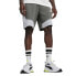 Фото #1 товара Puma Evostripe 8 Inch Training Shorts Mens Grey Casual Athletic Bottoms 67899680