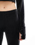 Фото #3 товара adidas Originals velvet flared trousers in black