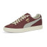 Фото #2 товара Puma Clyde Base Lace Up Mens Red Sneakers Casual Shoes 39009104