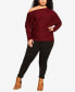 ფოტო #3 პროდუქტის Plus Size Stella Sweater