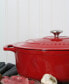 French Enameled Cast Iron 6.25 Qt. Round Dutch Oven