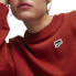 Фото #5 товара Puma Downtown Re:Collection Oversized Crew Neck Sweatshirt Womens Red 62678563