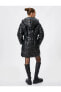 Пуховик Koton Quilted Hooded Long Coat