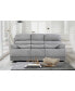 Фото #6 товара White Label Cruz Power 84" Double Reclining Sofa with Power Headrests and USB Port