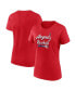Фото #1 товара Women's Red Los Angeles Angels Logo T-shirt