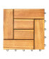 Hanalei Eucalyptus Interlocking Wooden Deck Tile