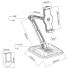 Фото #6 товара InLine Tablet Holder for Wall or Table mount - universal for 4.7"-12.9"