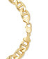 ფოტო #4 პროდუქტის Men's Mariner Link 22" Chain Necklace (13.5mm) in 14k Gold-Plated Sterling Silver