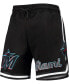 Фото #3 товара Men's Black Miami Marlins Team Shorts