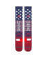 Men's Navy MLB Bars USA Over the Calf Socks