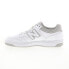Фото #9 товара New Balance 480 BB480LGM Mens White Leather Lifestyle Sneakers Shoes