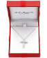 ფოტო #4 პროდუქტის Diamond Cross Pendant Necklace (1 ct. t.w.) in 14k White Gold