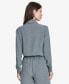 ფოტო #2 პროდუქტის Women's Twisted-Hem Long-Sleeve Blouse