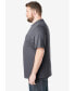 Фото #2 товара Big & Tall by KingSize Heavyweight Crewneck Pocket T-Shirt