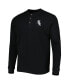ფოტო #3 პროდუქტის Men's Chicago White Sox Black Maverick Long Sleeve T-shirt