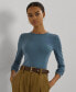 ფოტო #1 პროდუქტის Women's Slim-Fit Crewneck Tee