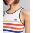 SUPERDRY Vintage Stripe Vest Dress