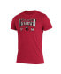 Фото #3 товара Men's Scarlet Rutgers Scarlet Knights Along The Shadow Tri-Blend T-shirt