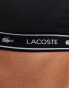 Фото #4 товара Lacoste branding bandeau bralette in black