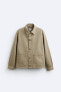 Фото #10 товара Куртка-рубашка ZARA с текстурой и карманами