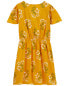 Фото #9 товара Платье для малышей Carter's Kid Floral из LENZING™ ECOVERO™ и льна