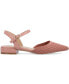 Women's Ansley Wide Width Mary Jane Pointed Toe Flats