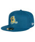 Фото #1 товара Men's Teal Leon Bravos Mexico League on Field 59FIFTY Fitted Hat