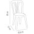 Garden chair Garbar Garrotxa Anthracite polypropylene 43 x 52 x 89 cm 4 Units (4 Pieces)