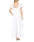 ფოტო #2 პროდუქტის Women's Ruffled Cap Sleeve Maxi Dress