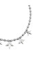 ფოტო #2 პროდუქტის Sterling Silver Peak Squash Beaded Necklace 17 to 20 Inch